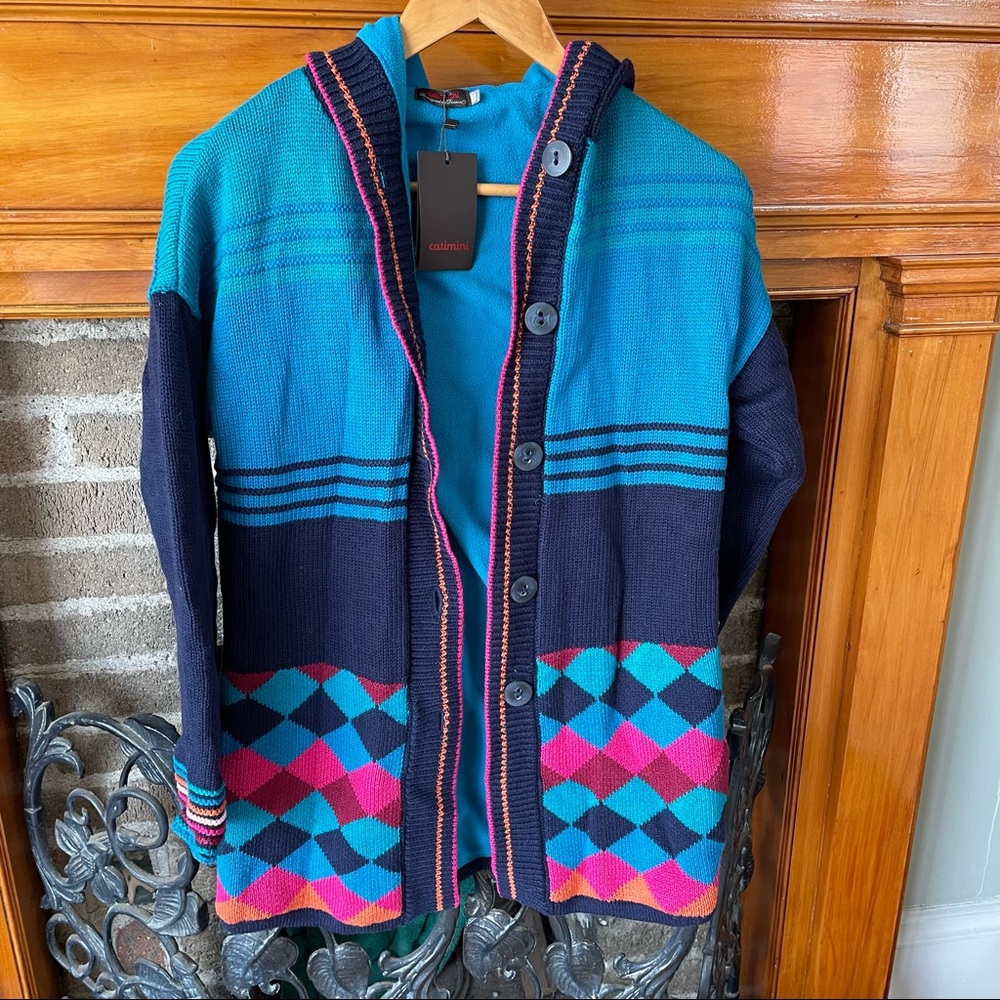 NWT Catimini comfortable, chic hoodie sweater size 14